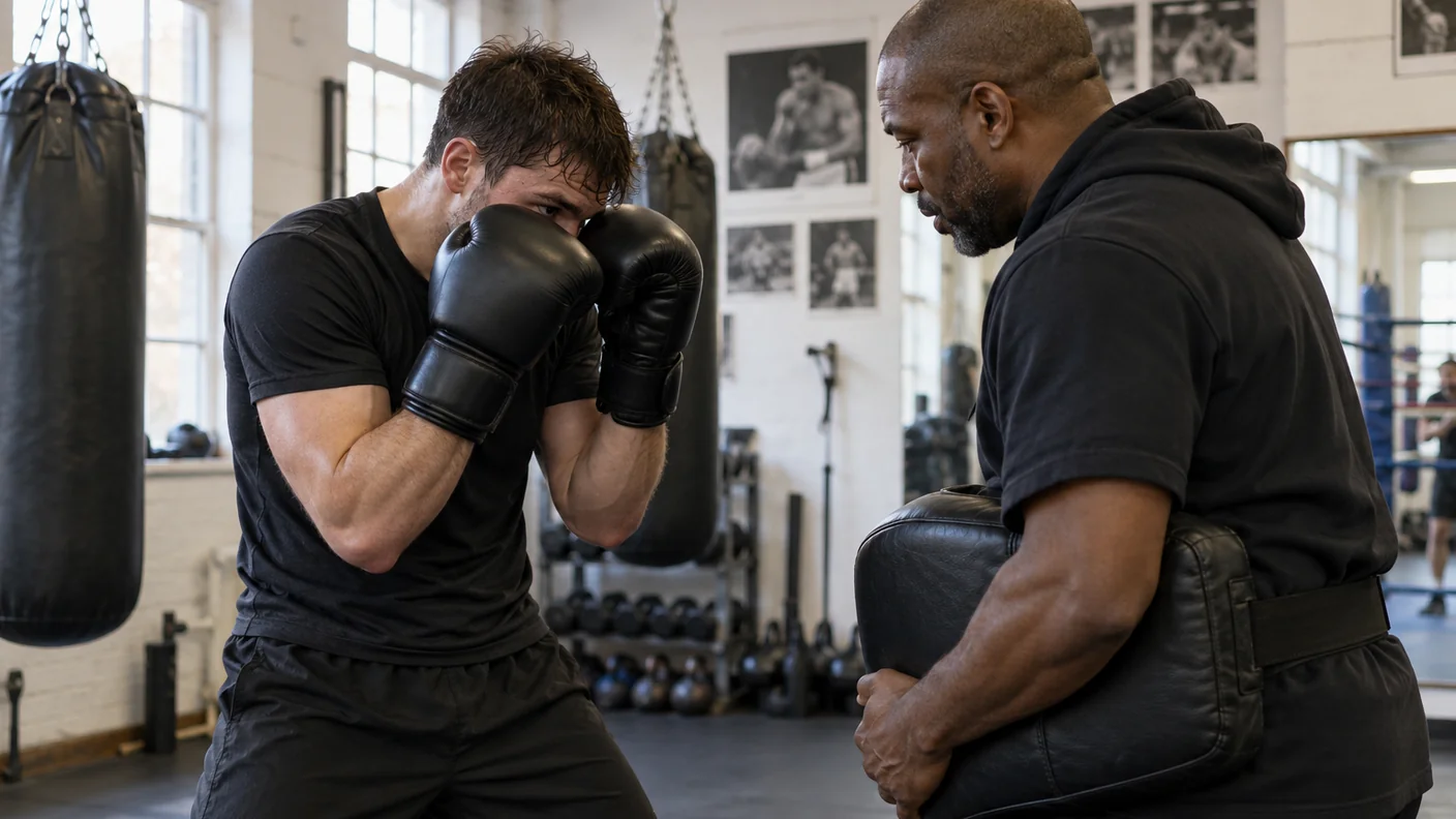 Block Straight Body Shots With a Boxing High Guard