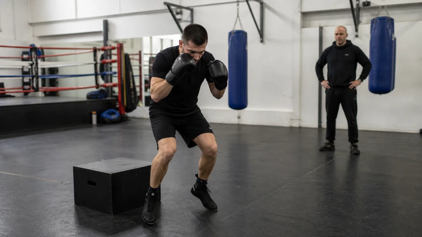 Boxing Drop-Step Drill: Land Ready to Punch